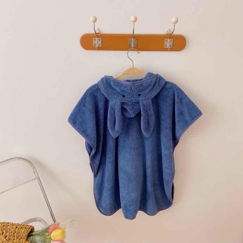 Soft Baby Bath Towel Blanket Newborn Hooded Towels Super Absorbent Poncho Beach Spa Quick-drying Bathrobe for Infant Boys Girls