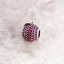 Beads Apple,Brand New 925 Sterling Silver Charm Jewelry Romantic Gift For Women Girls