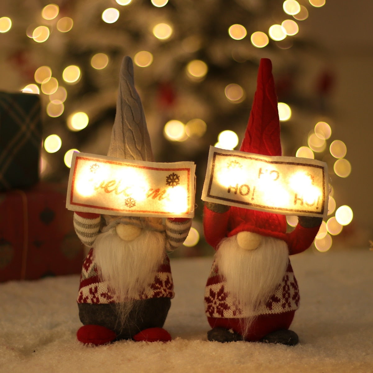 Christmas Gnome Faceless Doll Light Merry Christmas Decoration For Home Cristmas Ornament 2022 Xmas Navidad Natal Gifts New Year - anconmall