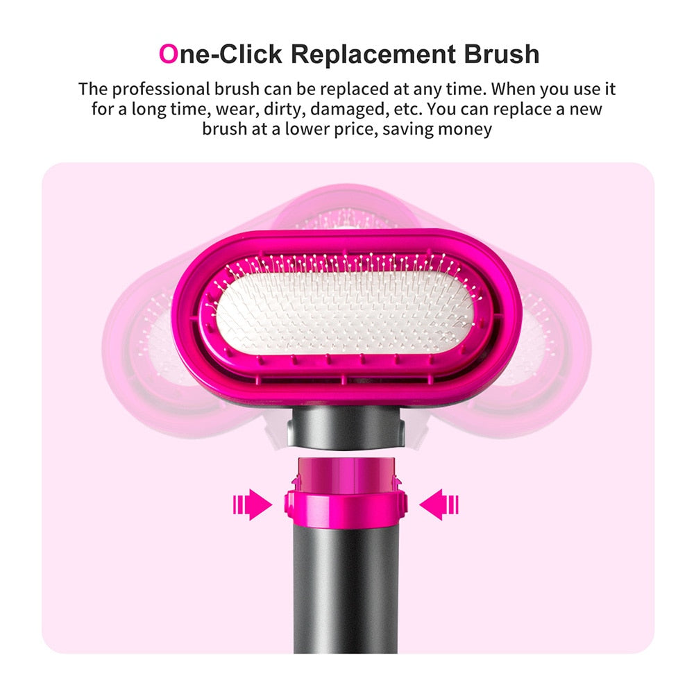 2-In-1 Pet Dog Dryer Quiet Dog Hair Dryers and Comb Brush Grooming Kitten Cat Hair Comb Puppy Fur Blower Low Noise Temprature - anconmall