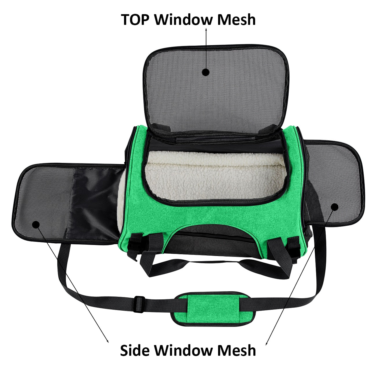 Cat Backpack Carrier Portable Cat Transport Bag Airline Approved Pet Travel Carrier For Cats - anconmall