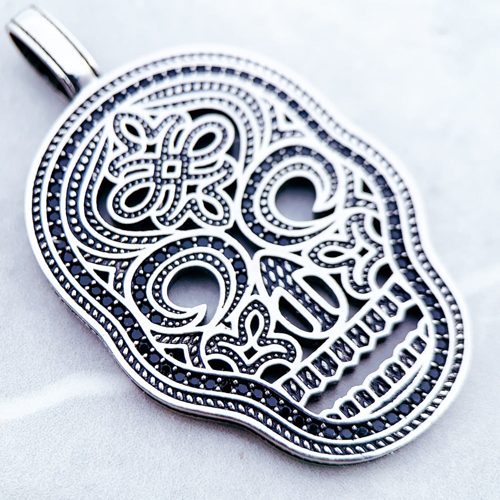 Pendant Skull Mask,2019 Brand Fashion Jewelry Europe Bijoux Rebel Street Accessories 925 Sterling Silver Gift For  Woman &amp; Men