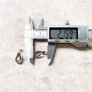 Snake Hinged Hoop Europe Style Romantic Seductively Fine Jewerly For Women New Wisdom Security Gift In 925 Sterling Silver