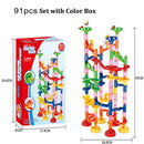 142 Pcs Marble Run Building Blocks Marbles Slide Toys For Children DIY Creativity Constructor Educational Toys Children Gift