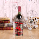 Christmas Bottle Cover Merry Christmas Decorations for Home 2022 Christmas Ornaments Navidad Noel Xmas Gift Happy New Year 2023