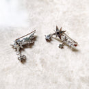 Ear Climber Royalty Stars Lucky Gift For Women Summer New Bohemia Fine Jewelry Earrings In 925 Sterling Silver