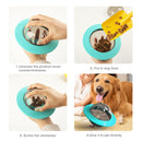 Flying Saucer Dog Game Fly Discs Toys Cat Chew Leaking Slow Food Feeder Ball Puppy IQ Training Funny Toy Anti Choke Puzzle Dogs