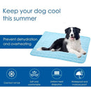 Pet Lightweight Soft Cooling Fabric Mat Comfortable Foldable Summer Stay Cool Bed Pad for Dog Cat Sofa Blanket Machine Washable - anconmall