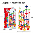142 Pcs Marble Run Building Blocks Marbles Slide Toys For Children DIY Creativity Constructor Educational Toys Children Gift