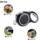 Long Strong Pet Leash for Large Dogs Durable Nylon Retractable Big Dog Walking Lead Automatic Extending Puppy Walk Carriers Rope