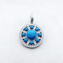 Pendant Ornament Blue Brand Fashion Trendy Jewelry Europe 925 Sterling Silver Accessories Gift For Women