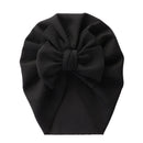 Baby Hat Cute Bows Knot Beanie Floral Bowknot Headwrap Newborn Soft Cotton Solid Color Bonnet Infants Kids Headwear Gifts