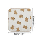 Baby Bib Towel Boys Girls 0-12M Breathable Soft Face Towel Drooling Bib with Hanging Hook Infant Feeding Burp Cloth