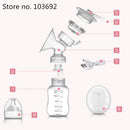 Electric Breast Pump Milk Pump for Baby Feeding Strong Suction FDA Infant Milk Extractor Breast Enlargement Pumps FEED