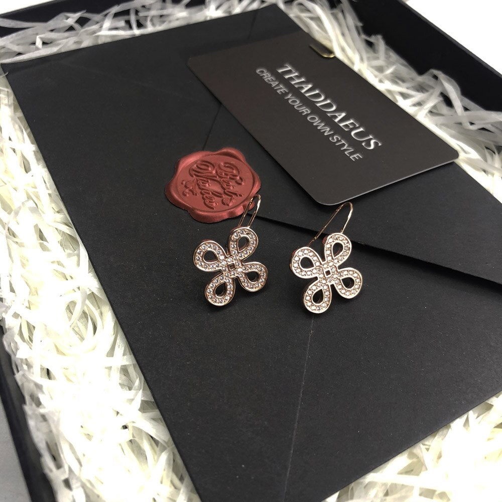 Knot Ear Drop Earrings Summer Brand New Europe Style Good Love Jewelry For Women Gift In 925 Sterling Silver