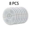 Replaced Activated Carbon Filter For Cat Water Drinking Fountain Replacement Filters Flower For Pet Dog Round Fountain Dispenser