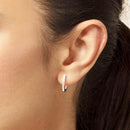 Classic Rose Creole Hinged Hoop Earrings,Europe Fashion En-vogue Good Jewelry For Women,2020  Gift In Pure 925 Sterling Silver