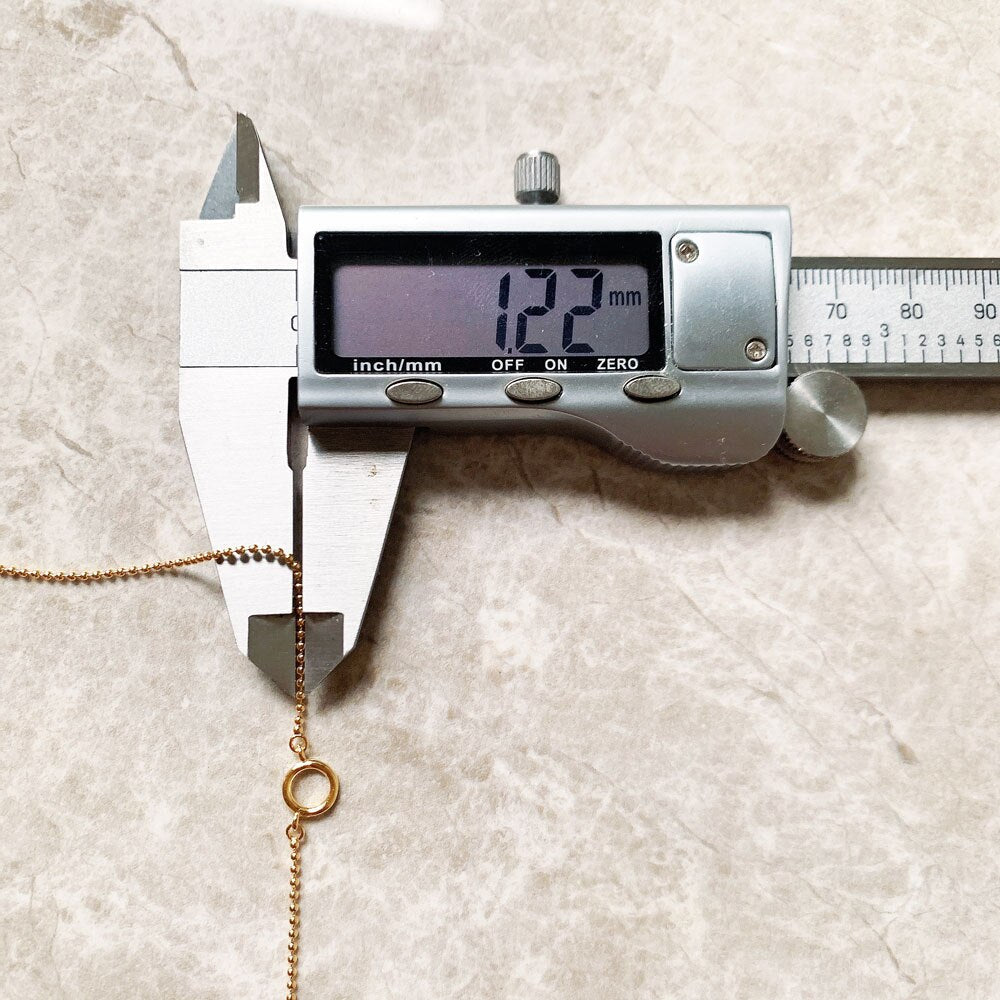 Charm Necklace Golden Round Carrier,2022 Spring Brand New Fashion Jewelry Europe 925 Sterling Silver Trendy Gift For Women