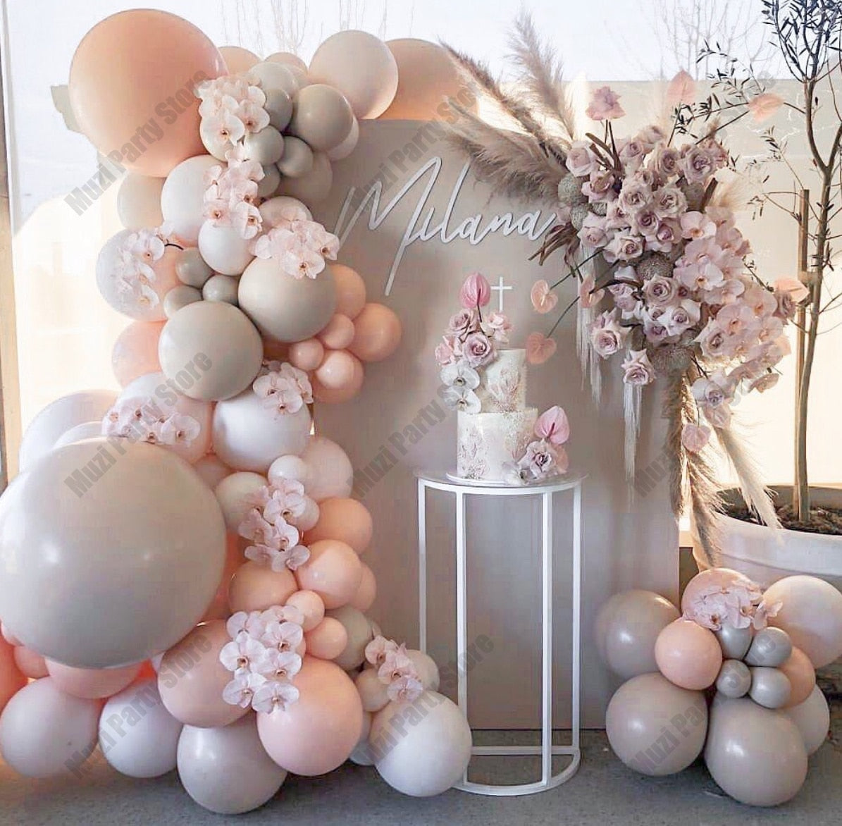 Macron Balloon Set Arch Garland for Birthday Welcome Home Gender Reveal Wedding Party Supplies Balloon Decoration - anconmall