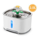 2.5L LED Electric Dog Pet Mute Drinker Feeder Automatic Pet Cat Water Fountain Bowl Pet Fountain Drinking Water Dispenser Upgrad
