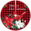 90cm Christmas Tree Skirt Santa Claus Snowflake Xmas Tree Carpet Ornament Merry Christmas Decoration For Home Noel New Year 2023