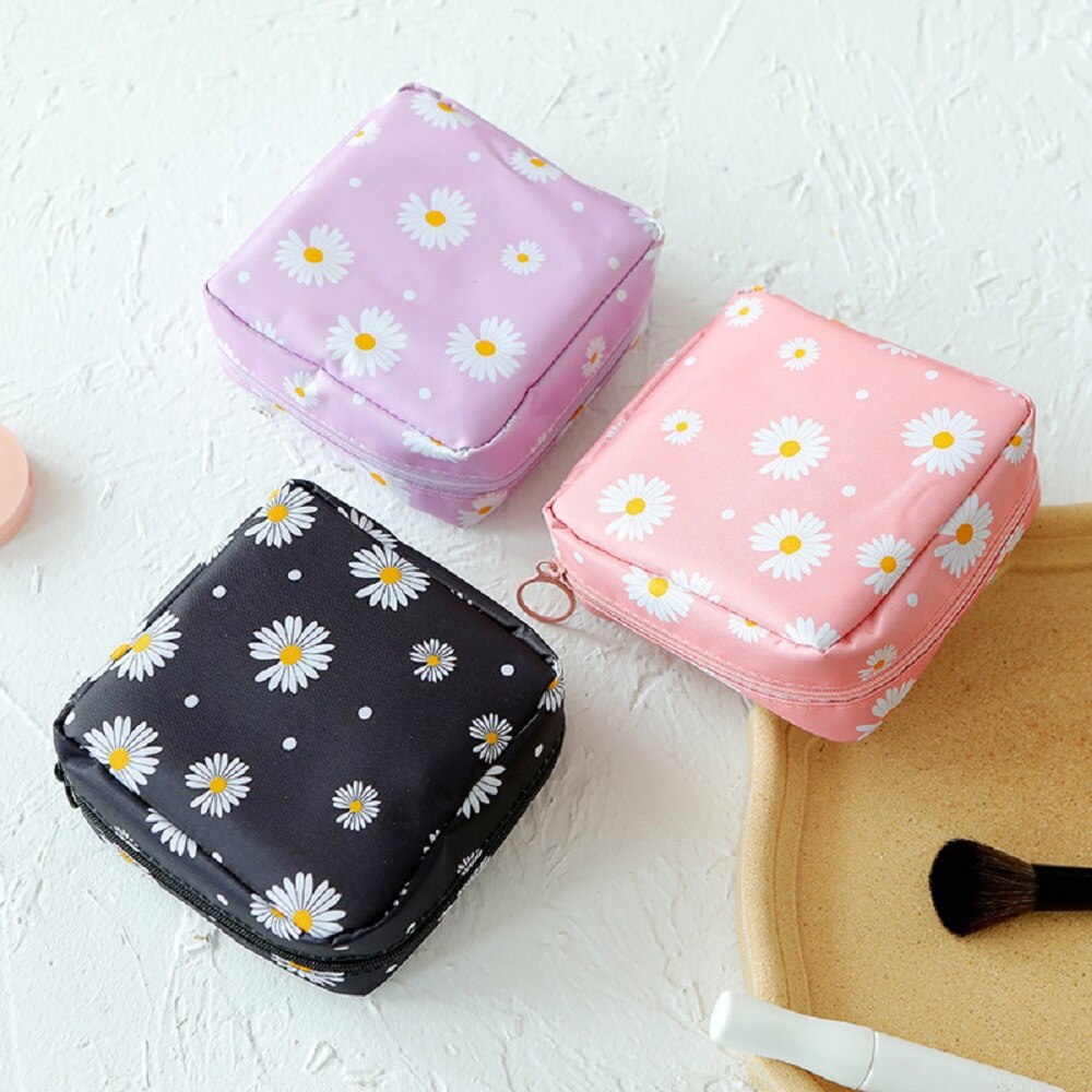 Zipper Square Bag Portable Multi-Functional Storage Bag Waterproof Nylon Coin Purse Women Mini Cosmetic Bags Lady Clutch Wallet - anconmall