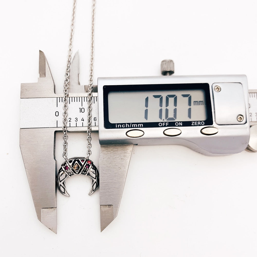 Necklace Tiger Tooth Link Chain Fine Jewelry Europe 925 Stering Silver Bohemia Brand New Gift For Women