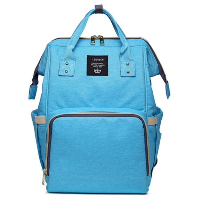 Lequeen Mummy Maternity Nappy Bag Brand Large Capacity Baby Bag Travel Backpack Designer Nursing Bag for Baby Care Drop Shipping