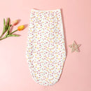 hibobi 2Pcs Cotton Soft Baby Sleeping Cartoon Printed with Bear Ears Hat Design Swaddle Bags for Newborn Infant Wrap Blanket