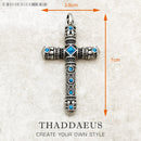 Pendant Majestic Cross & Crown Jewelry Europe 925 Sterling Silver Symbolism Promises Shield And Certaint Gift For Woman Men