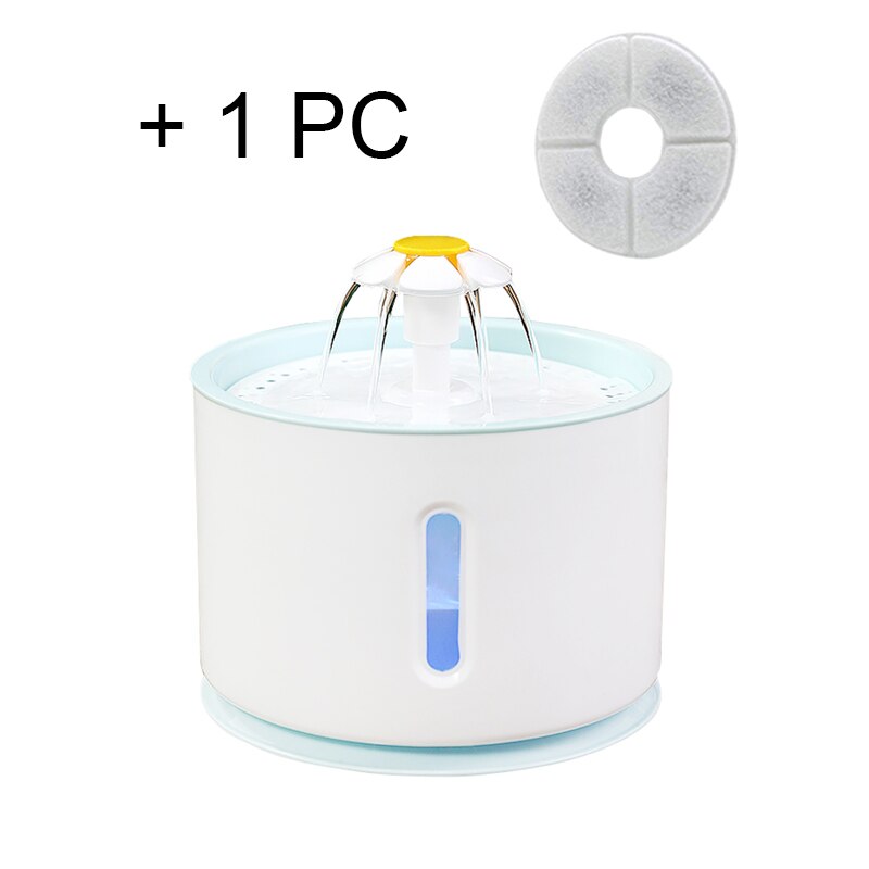 Cat Dog Water Fountain Drink Bowl Active Carbon Filter Automatic Pet Drinking Feeder Electric Cats Drinker Dispenser USB Powered