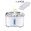 Dog Automatic Feeders 2.5L LED Electric Dog Pet Mute Drinker Feeder Pet Cat Water Fountain Bowl Pet Drinking Water Dispenser