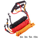 Long Outdoor Dog Leash 2m/3m/5m/10m Round Nylon Cat Rope with Cotton Handle Training Walking Leash for Small Medium Large Dogs - anconmall