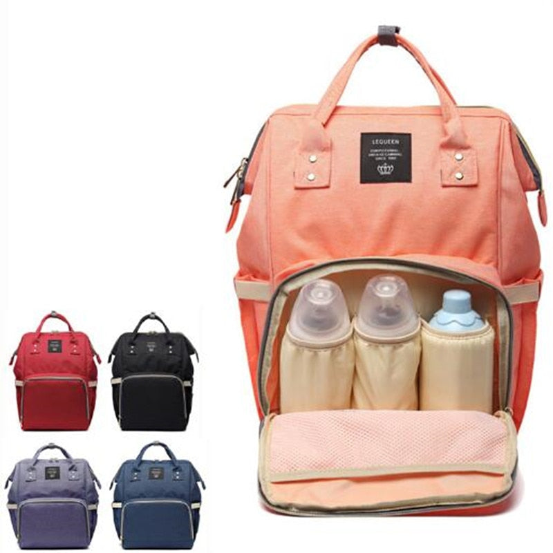 Lequeen Mummy Maternity Nappy Bag Brand Large Capacity Baby Bag Travel Backpack Designer Nursing Bag for Baby Care Drop Shipping