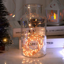 10M 100LED Copper Wire String Fairy Lights Garland for Christmas Party Wedding Decoration Holiday Outdoor Lamp Remote Control