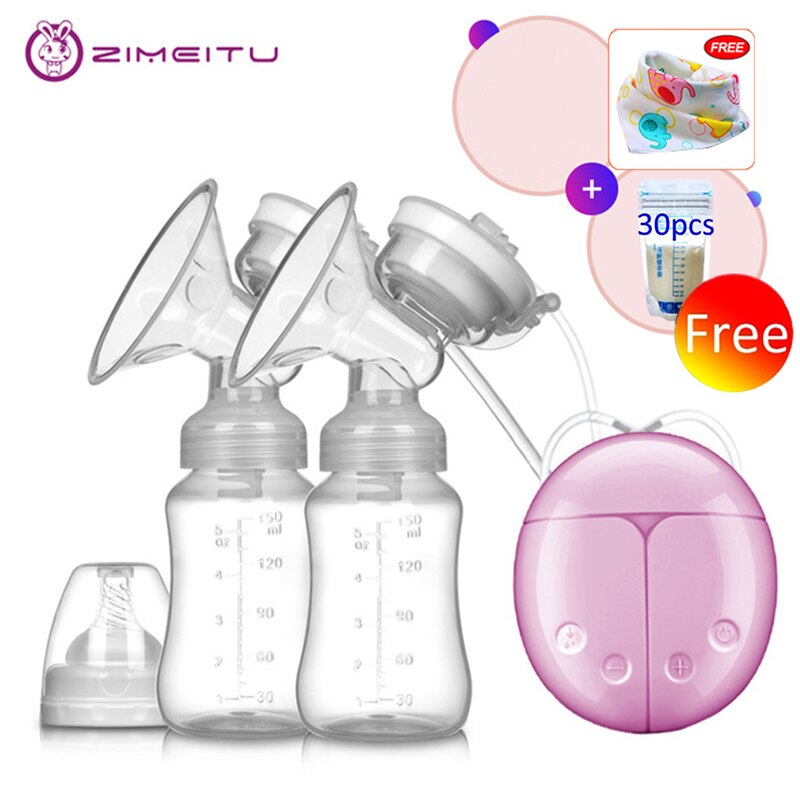 Electric breast pump unilateral and bilateral breast pump manual silicone breast pump baby breastfeeding accessories