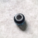 Ornament Blue &amp; Black Bead Accessories 925 Sterling Silver Charm For Jewelry Making Women Men