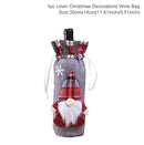 Christmas Bottle Cover Merry Christmas Decorations for Home 2022 Christmas Ornaments Navidad Noel Xmas Gift Happy New Year 2023