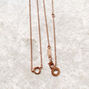 Charm Necklace Round Carrier Winter Brand New Fashion Romantic Jewelry 925 Sterling Silver Rose Gold Gift For Women Girls