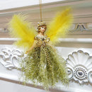 2023 Christmas Angel Doll Ornament Xmas Tree Hanging Pendant With Wings Christmas Decorations for Home New Year Kids Gift Natal