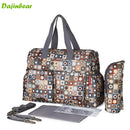 Insular 5pcs/set Baby Diaper Bag Backpack Nappy Bags Mother Shoulder Bag Maternity Mummy Handbag Waterproof Baby Stroller Bag