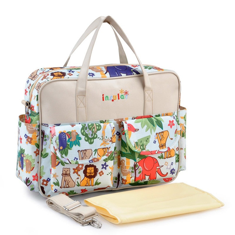 Insular Diaper Bag For Mommy Nappy Bag Large capacity Durable Baby Bags For Stroller Baby Changing Bag Maternity Tote