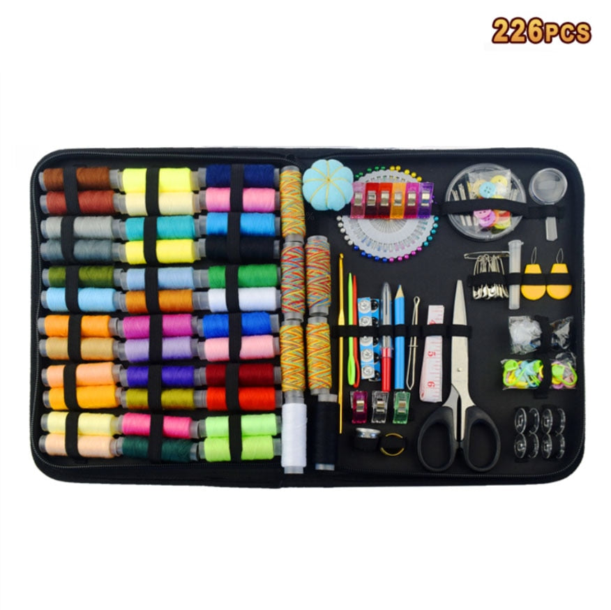 Sewing Kits DIY Multi-function Sewing Box Set for Hand Quilting Stitching Embroidery Thread Sewing Accessories Sewing Kits