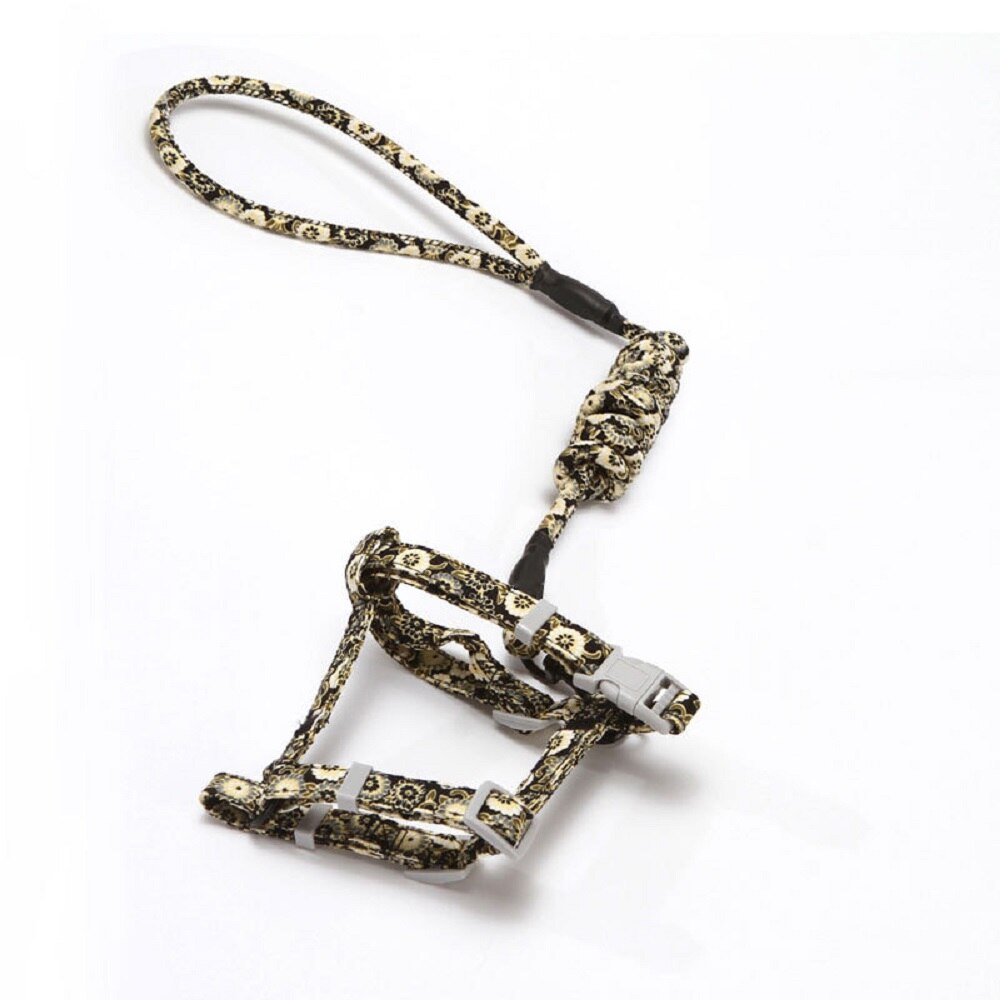 Japanese Style Adjustable Nylon Collars for Pet Cats Anti-Breakaway Harness and Walking Leash Set Kitten Vest Leads Pet Supplies - anconmall