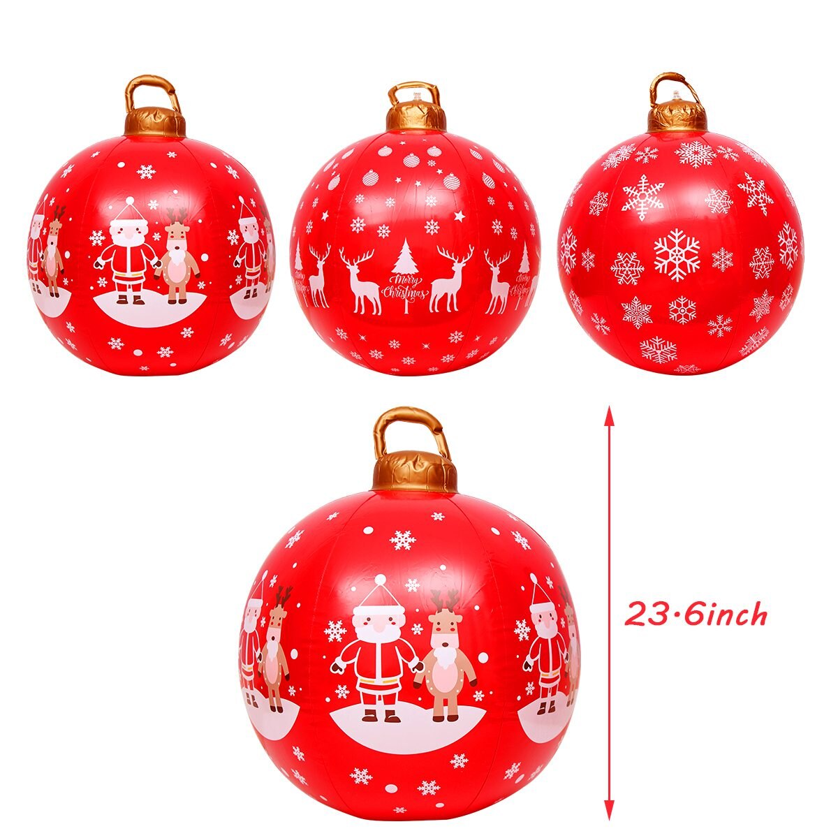 Christmas Inflatable Decor Ball Santa Claus Christmas Tree Decor For Home Outdoor Xmas Ornaments 2022 Navidad New Year Gift 2023 - anconmall