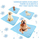 Pet Lightweight Soft Cooling Fabric Mat Comfortable Foldable Summer Stay Cool Bed Pad for Dog Cat Sofa Blanket Machine Washable - anconmall