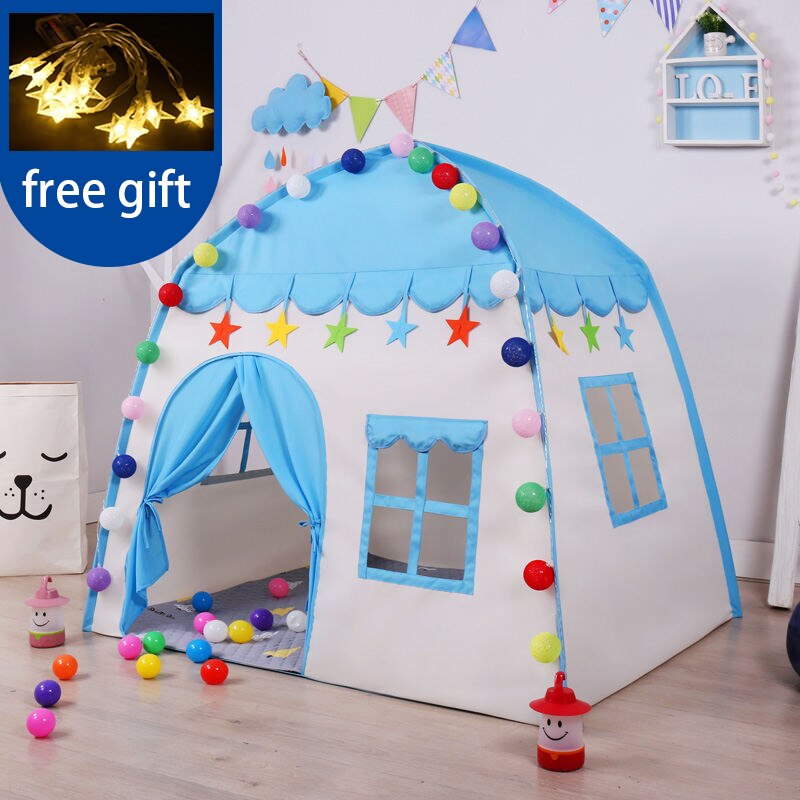 Children's Tent Indoor Outdoor Games Garden Tipi Princess Castle Folding Cubby Toys Tents  Enfant Room House Teepee Playhouse