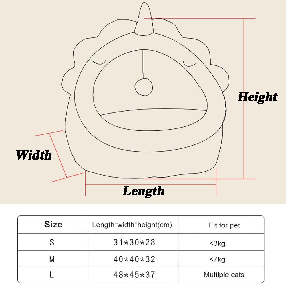 Crystal Velvet Hooded Cat’s House with Removable and Washable Cushion Winter Cat Basket Warm Cozy Sleeping Cave Pet Bed for Cats - anconmall