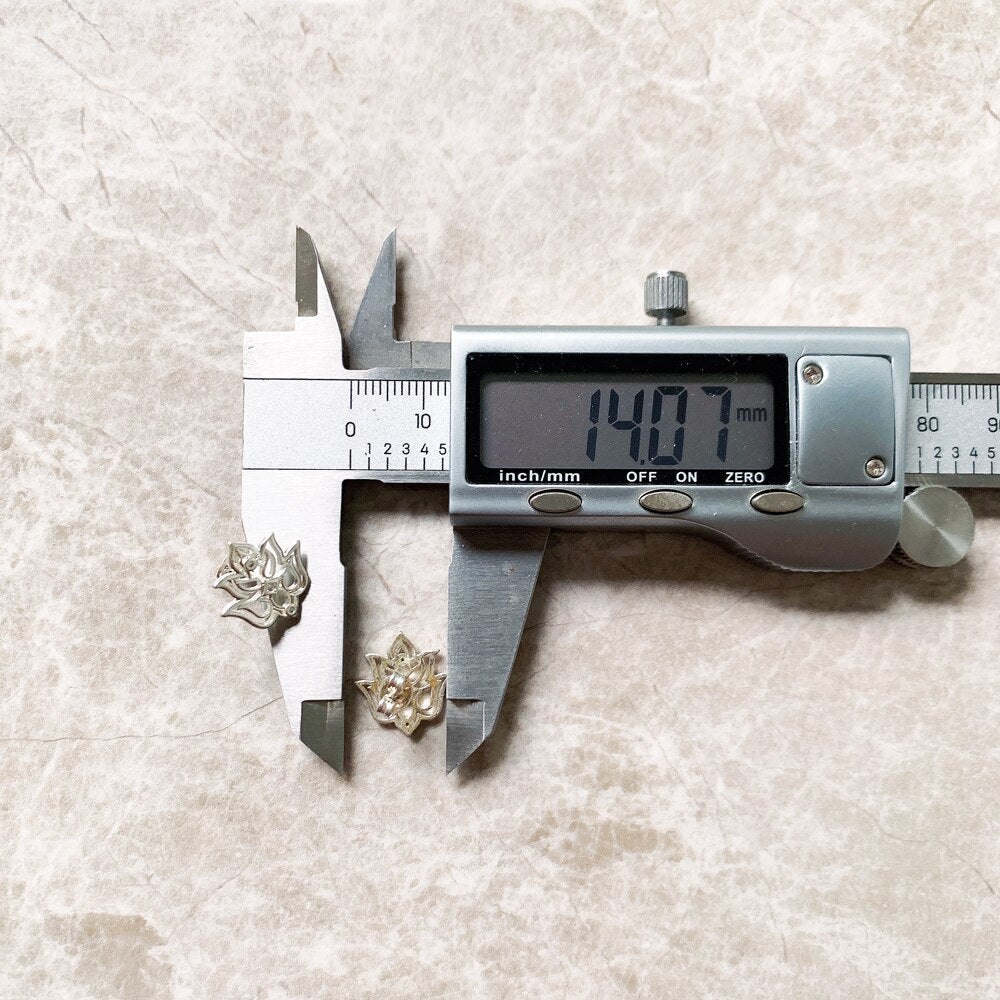 Lotus Flower Ornaments Stud Earrings Europe Style Fine Jewerly For Women Gift In 925 Sterling Silver