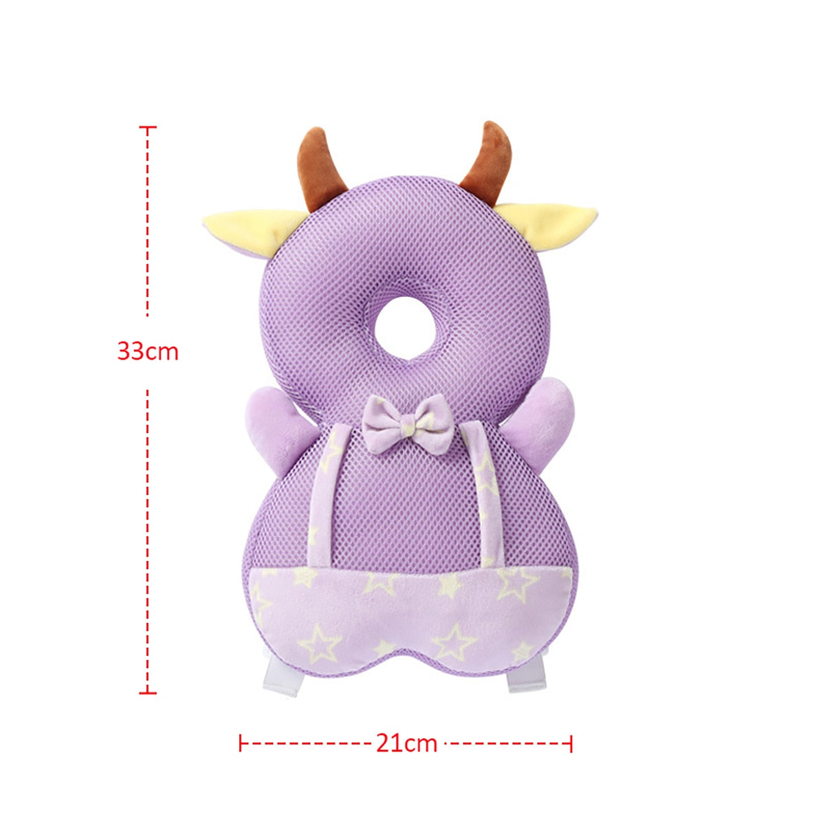 hibobi Baby Head Protector Anti-fall Cushion Back Prevent Injured 1-3T Toddler Baby Safety Pad Bee Cartoon Security Pillows